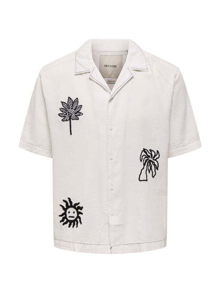 

Рубашка Caidenly белого цвета Only&Sons