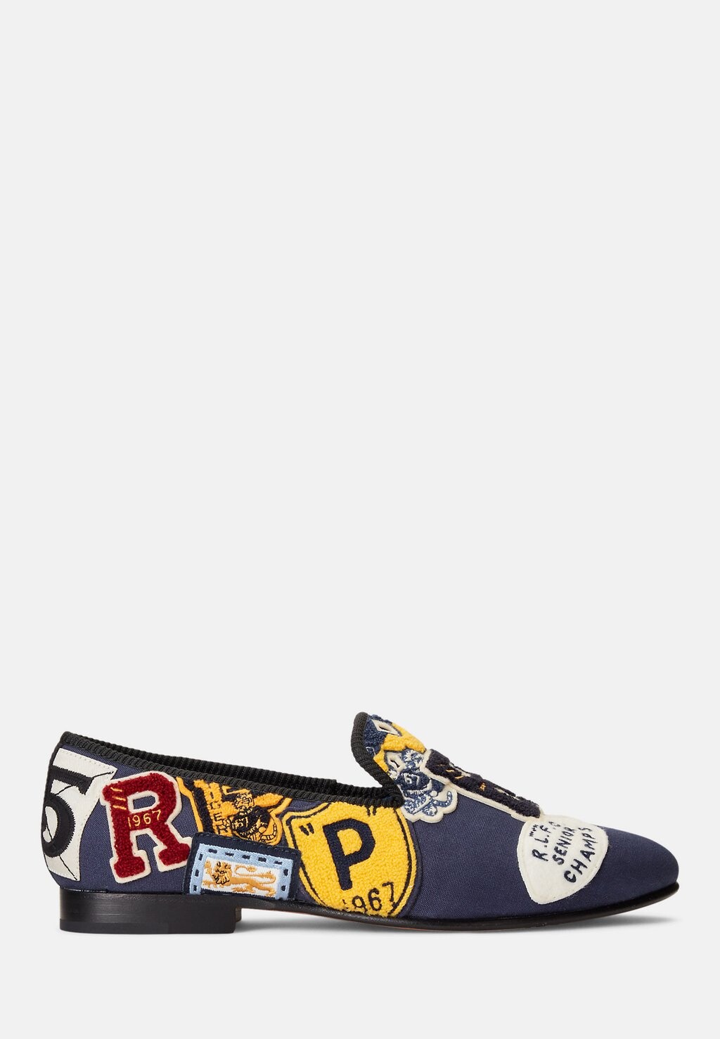 

Слипоны Paxton Shoe Polo Ralph Lauren, цвет navy/multi-coloured