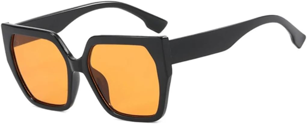 

Солнцезащитные очки с защитой от УФ-излучения UV400 | Легкая оправа, цветные линзы | Для женщин и мужчин, для занятий спортом на открытом воздухе и вождения DSVIGF, Black-orange