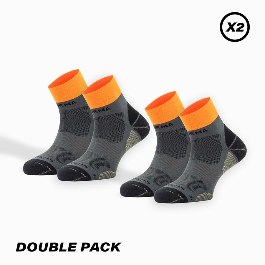 

ENFORMA Ультралегкие компрессионные носки - двойная упаковка - дышащие и антибактериальные