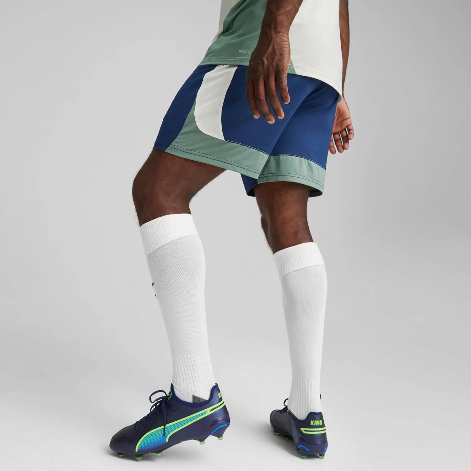 Женские спортивные кроссовки PUMA King Ultimate Fg/Ag WN, Multicoloured Persian Blue Pro Green Ultra Blue — фото 2
