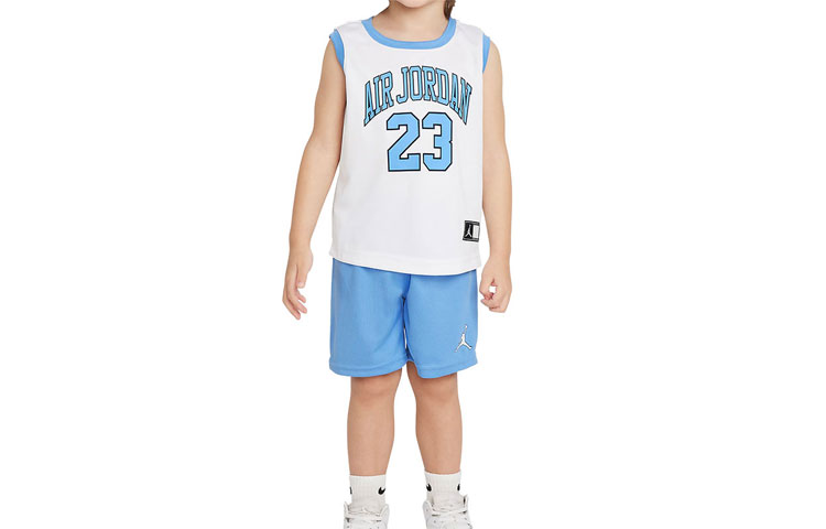 

Детский комплект для малышей Jordan, белый+синий