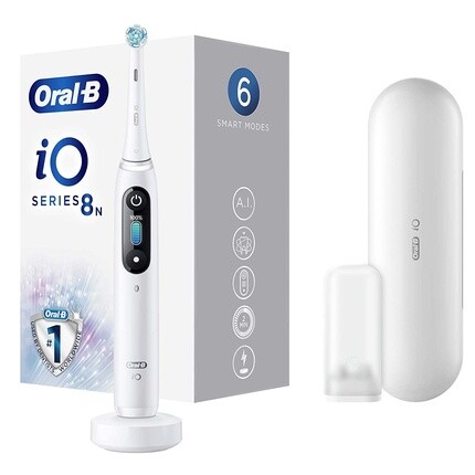 Io Series 8 Cepillo Electrico Para Dientes Adult Blanco, Oral-B — фото 2