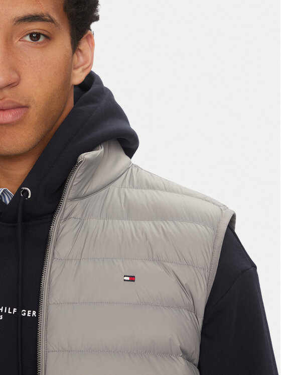 Жилет стандартного кроя MW0MW38982 Tommy Hilfiger, серый — фото 4