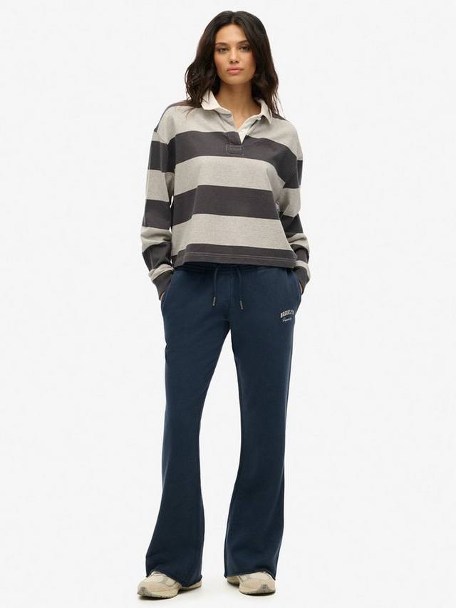 

Низкие расклешенные джоггеры Athletic Essentials Superdry, Richest Navy