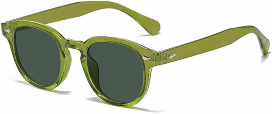 

Солнцезащитные очки UV400 с овальными заклепками и прозрачными линзами цвета океана для женщин и мужчин, для бега и занятий спортом на открытом воздухе UYPTK, Green Green