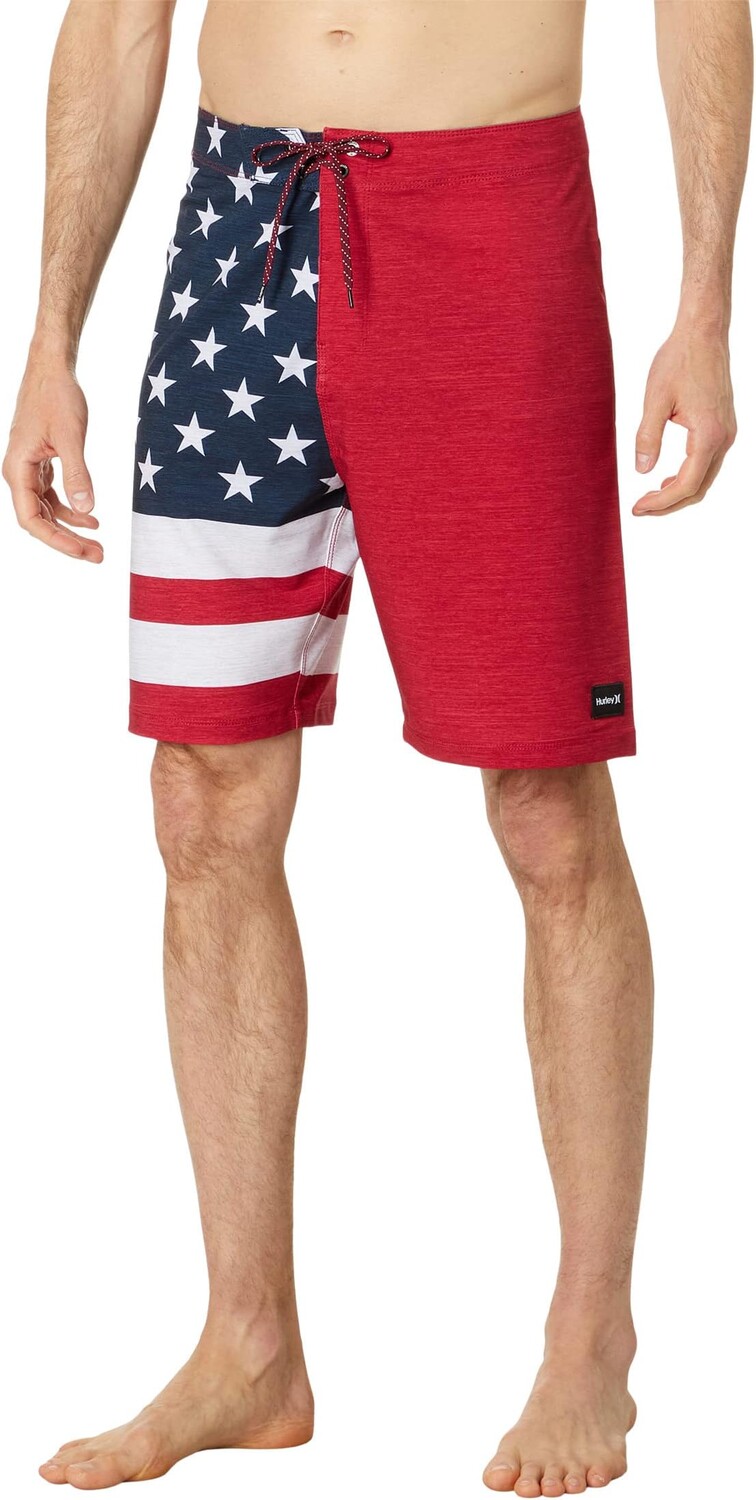 

Шорты для плавания Hurley Phantom-Eco Weekender 20" Boardshorts, цвет Gym Red