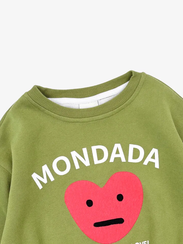 Детский свитшот Signature цвета фисташки от Mondada — фото 2
