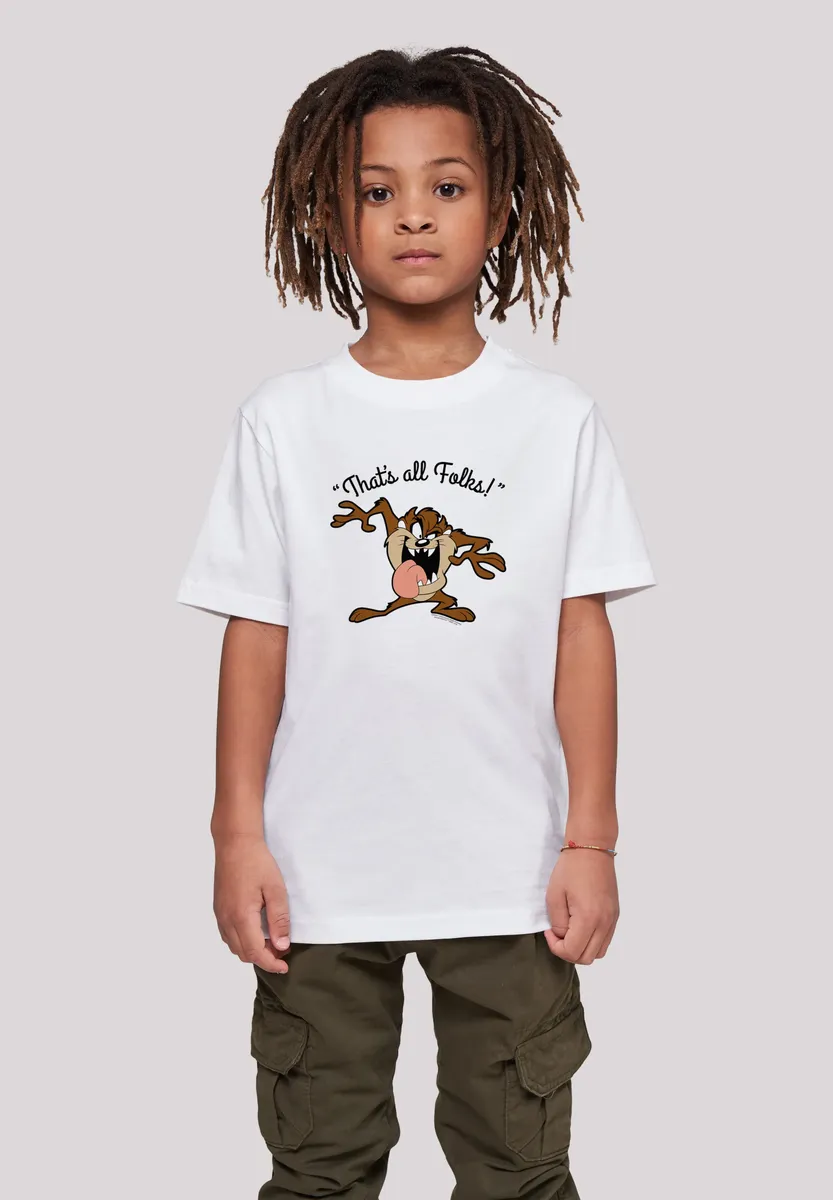

Футболка F4NT4STIC "Looney Tunes Taz That’s All Folks", принт, белый