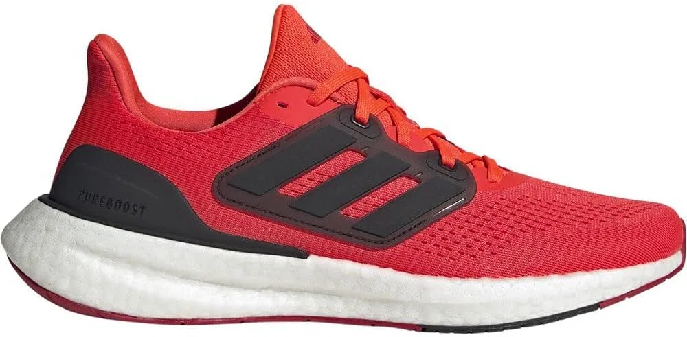Мужские кроссовки Adidas Pureboost 23 для бега, Solar Red Core Black Better Scarlet