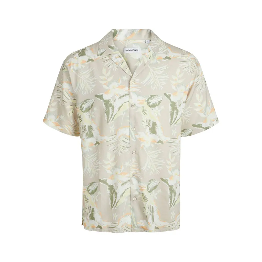 

Рубашка с коротким рукавом Jack & Jones Jeff Floral Aop Resort, серый
