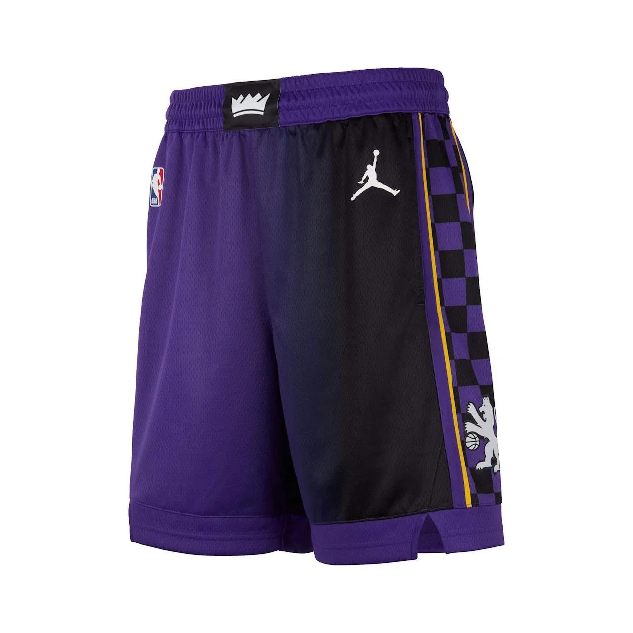 Шорты баскетбольные Sacramento Kings мужские Jordan, Purple/White