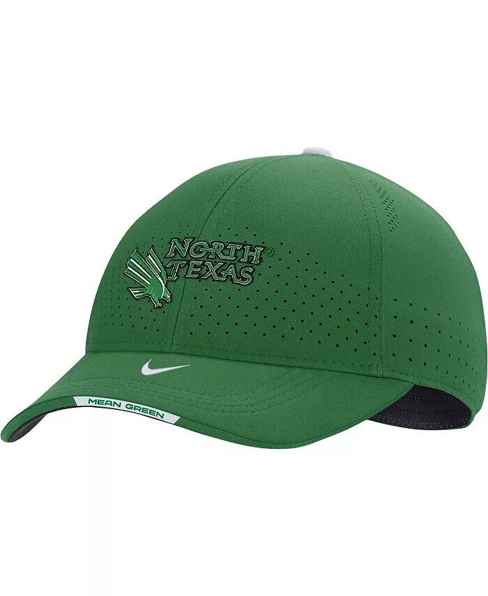 

Мужская кепка Kelly Green North Texas Mean Green 2022 Sideline Classic99 Swoosh Performance Flex Hat Nike, зеленый