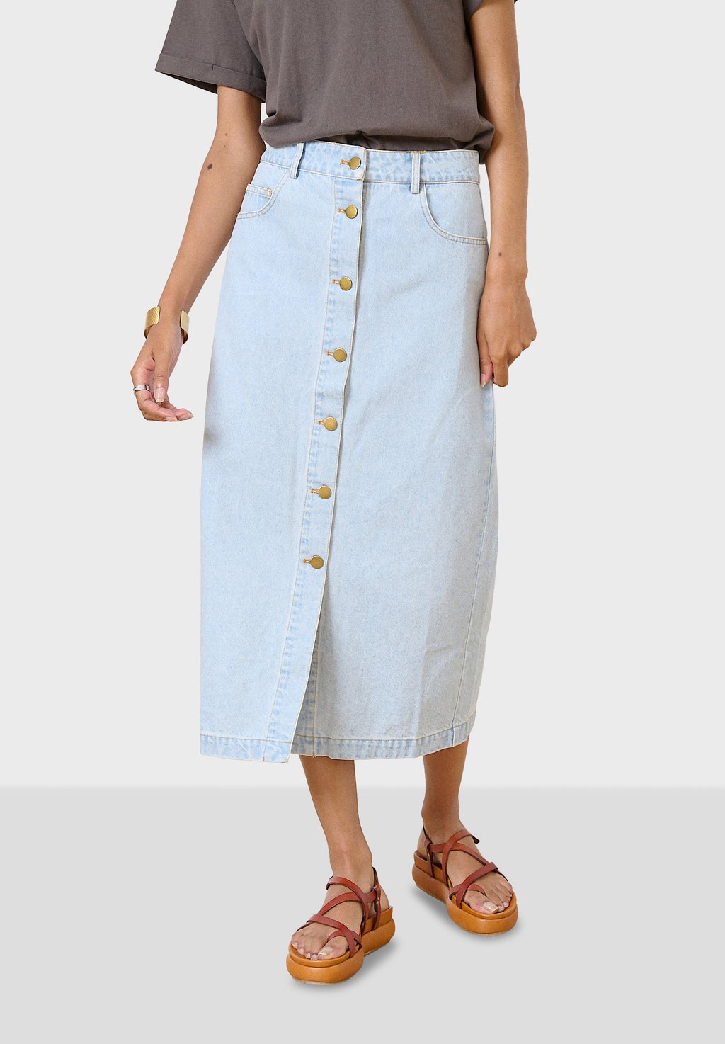 

Джинсовая юбка GARANCE PARIS VAQUITA - Pencil skirt, цвет Denim