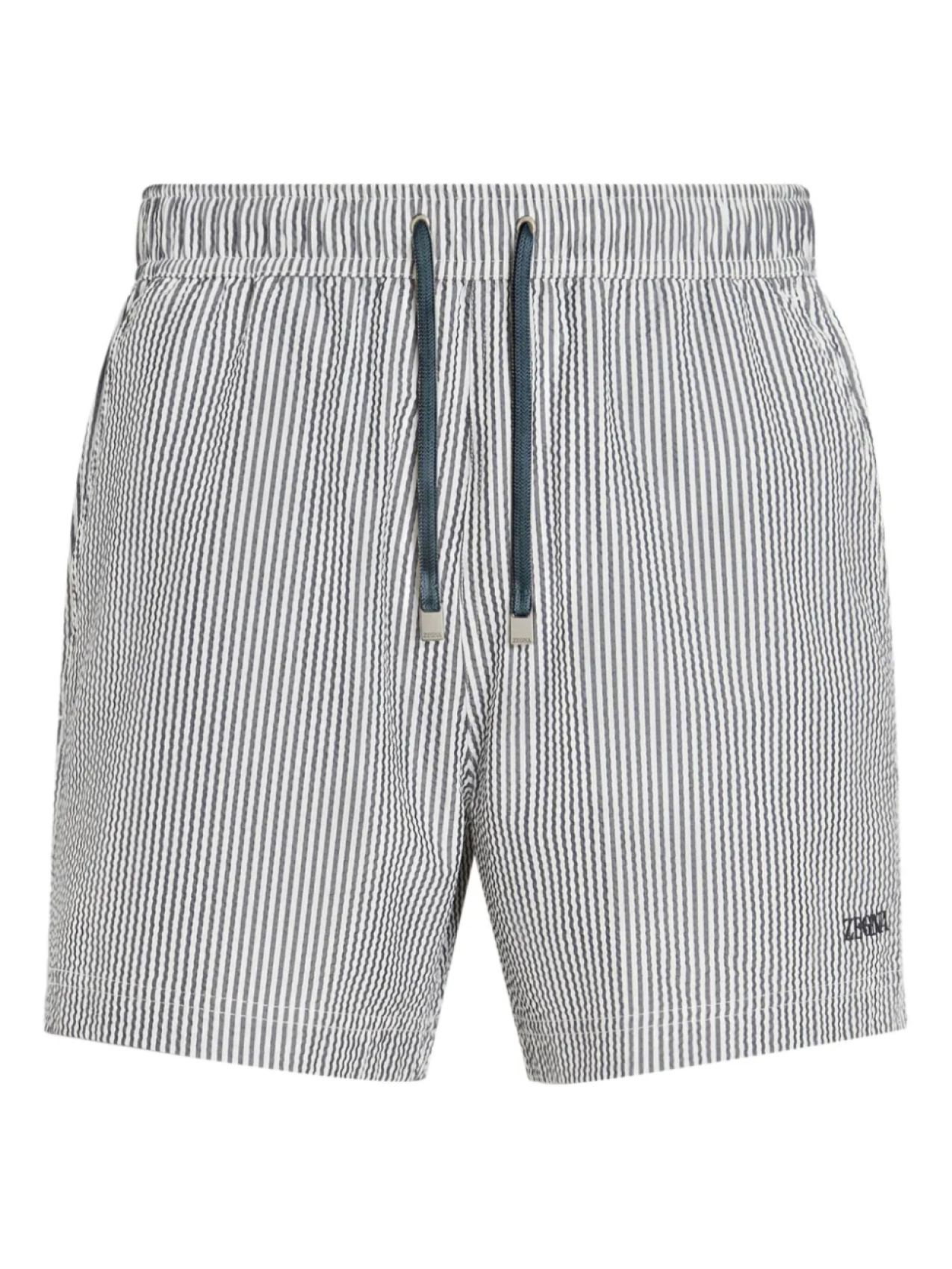 

Плавки-шорты в полоску Zegna, белый