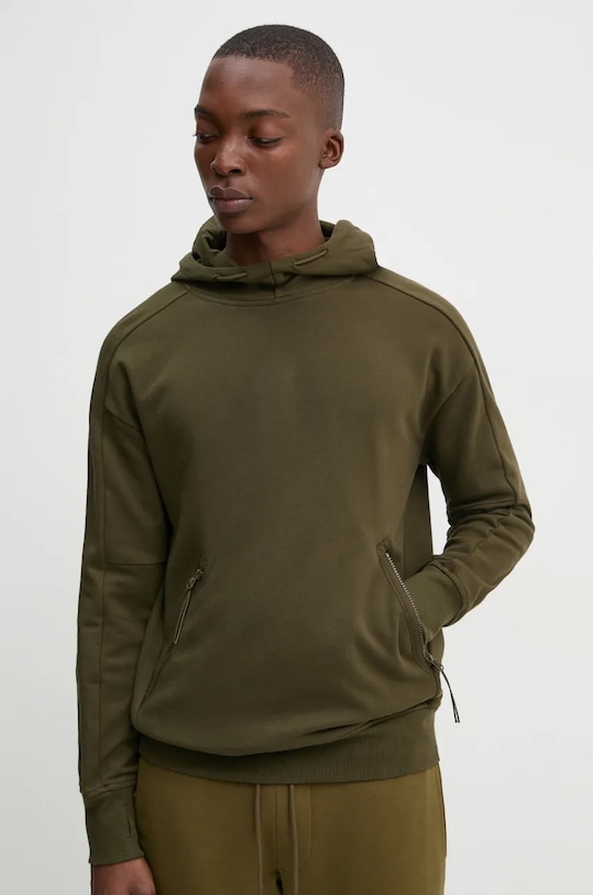 

Хлопковая толстовка C.P. Company, зеленый