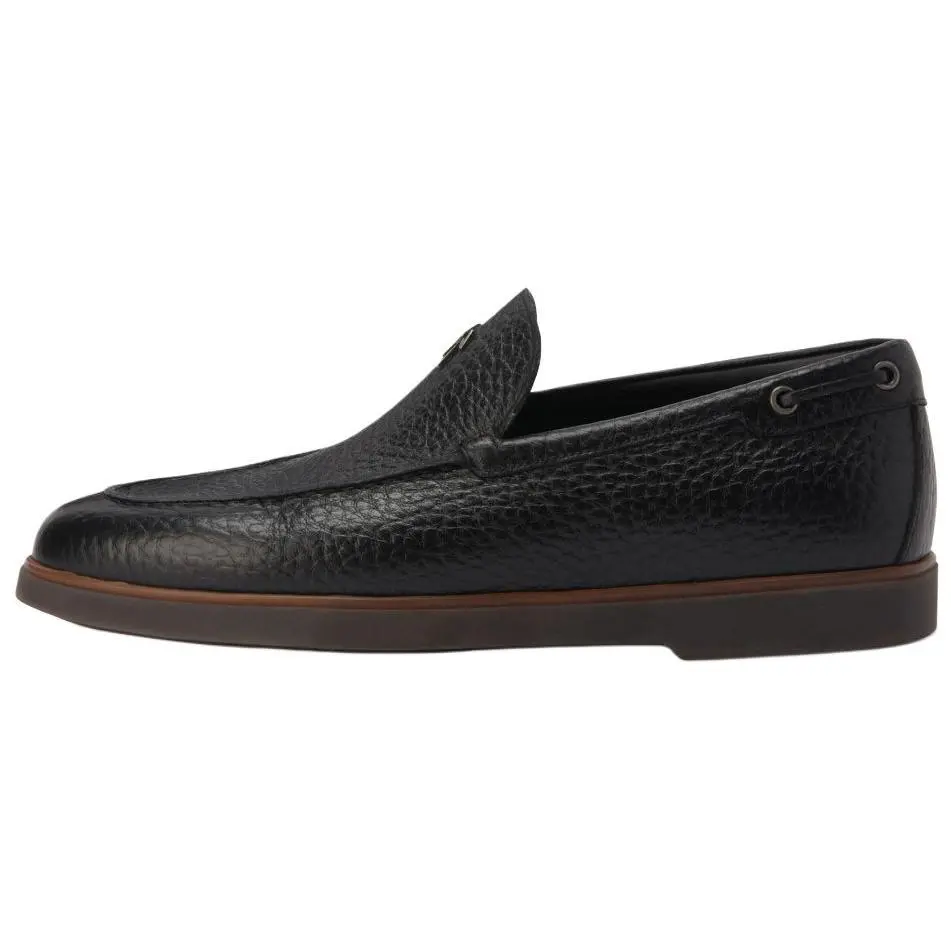 

Giuseppe Zanotti Кожаные мокасины с логотипом Maui