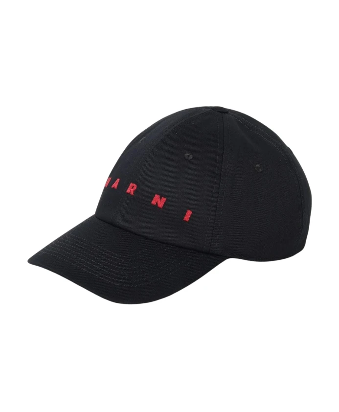 Бейсболка с логотипом Marni, черный
