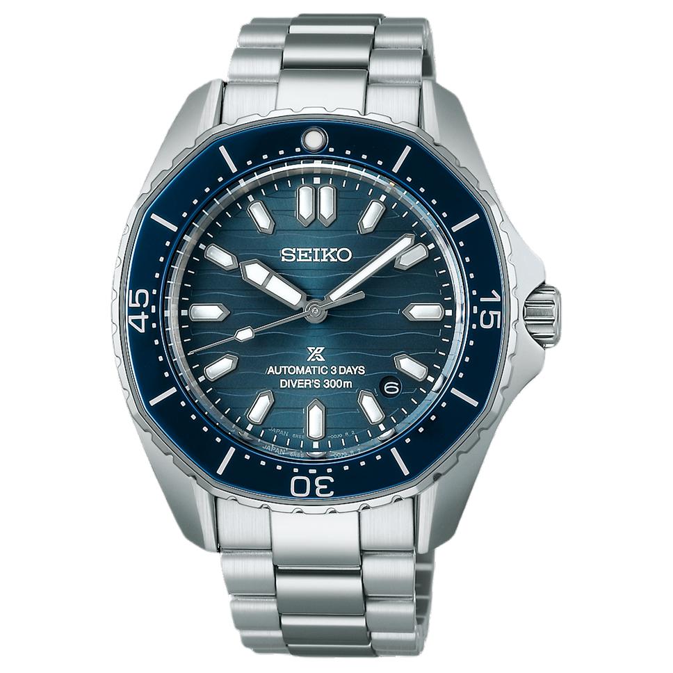 

SEIKO Часы Prospe Automatic/Manual Mechanical Movement Stainless Steel Strap Watch 41.3mm Men's Watch Blue Dial, Blue Dial