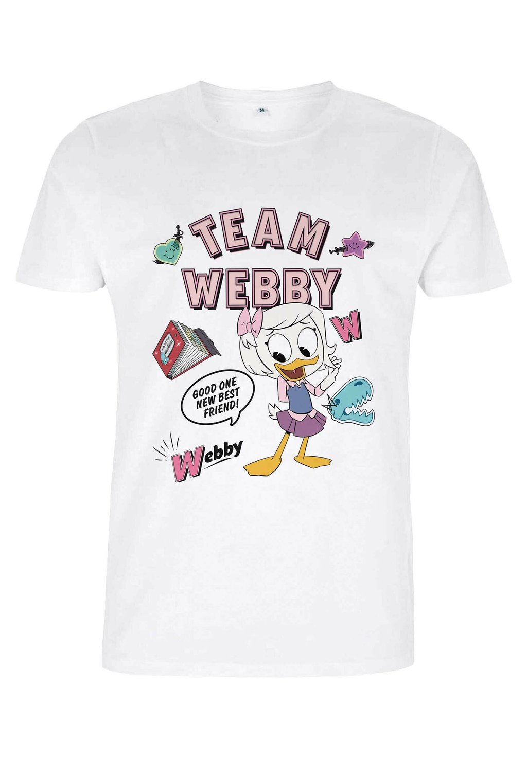 

Футболка с принтом DUCKTALES TEAM WEBBY UNISEX Disney, белый