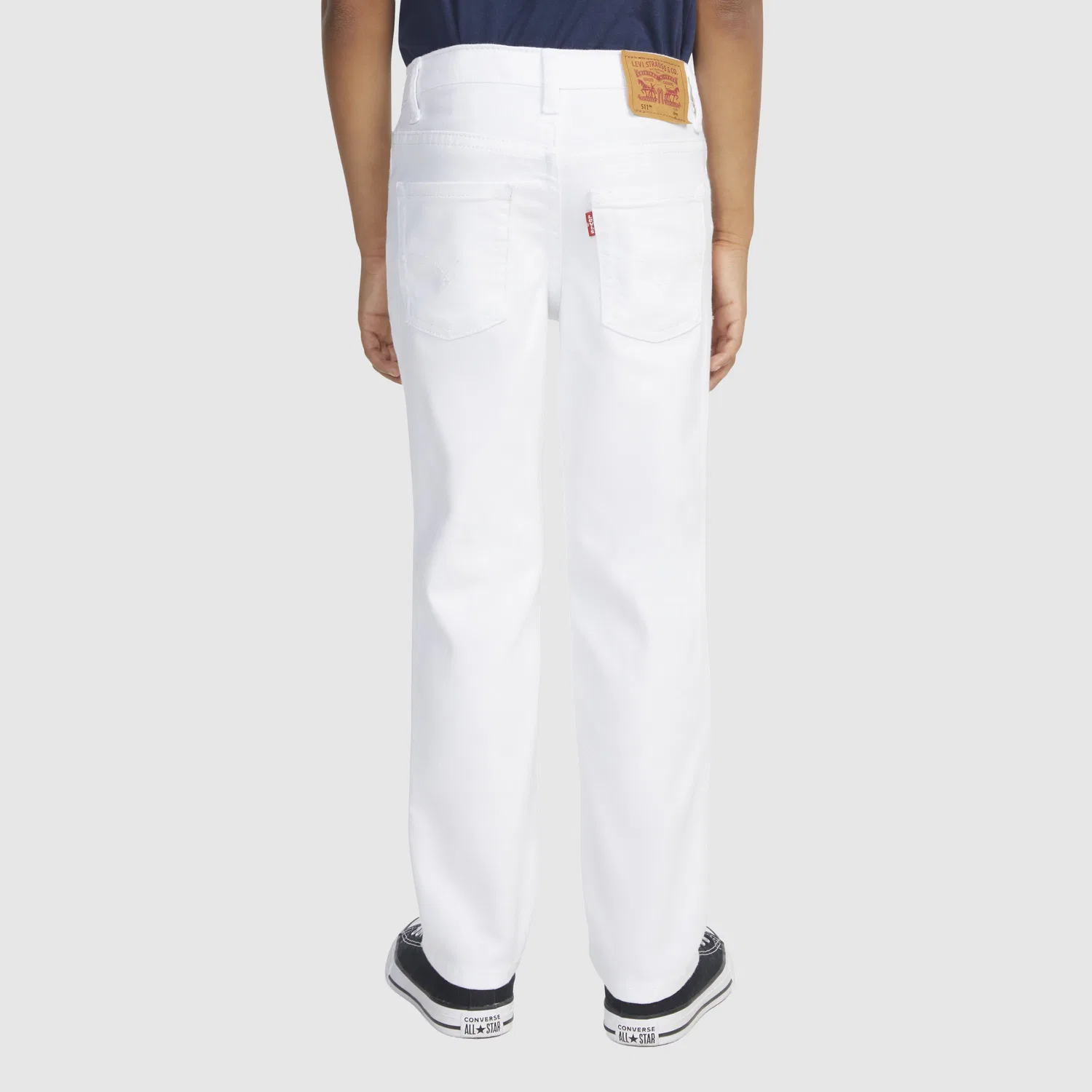 Джинсы 511 Slim Fit Eco Performance для мальчиков 4-7 лет Levi's, White — фото 4