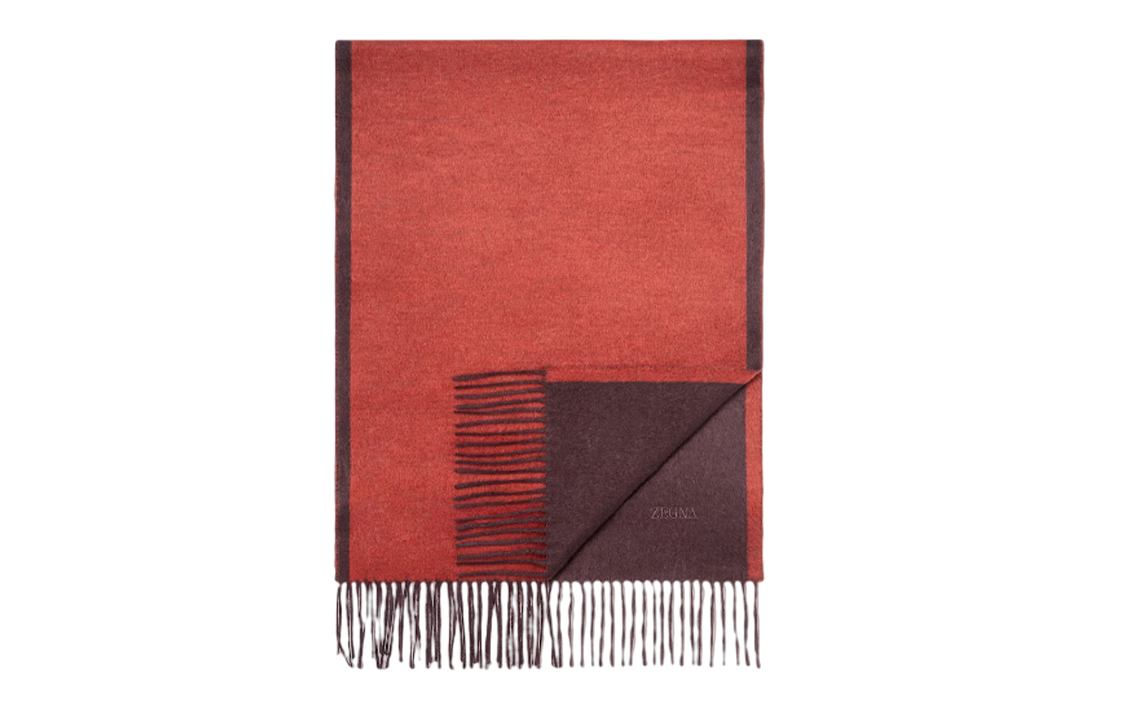 

Ermenegildo Zegna Вязаный шарф унисекс красный