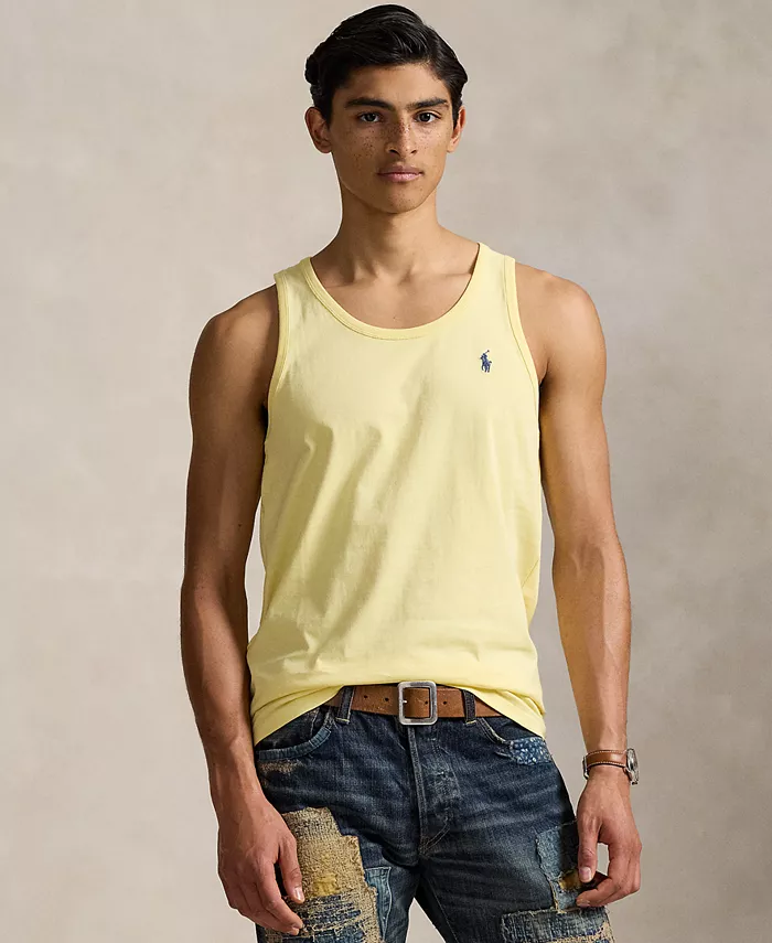 

Футболка-майка из джерси с эффектом стирки Polo Ralph Lauren, желтый