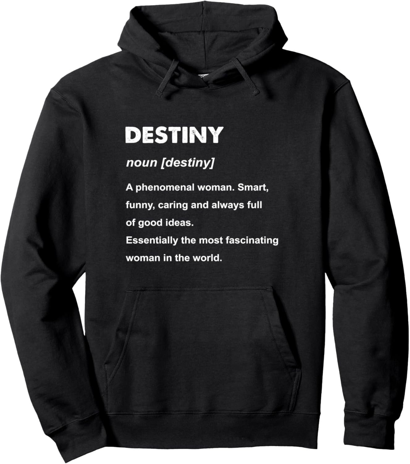 

Худи с именем Судьбы Destiny Name Shirts & Gifts, черный