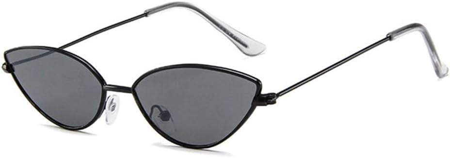 

Ретро-солнцезащитные очки «кошачий глаз» для женщин и мужчин, винтажные маленькие очки «кошачий глаз» для мужчин и женщин, защита от ультрафиолета UV400 KTUCN, Black Grey