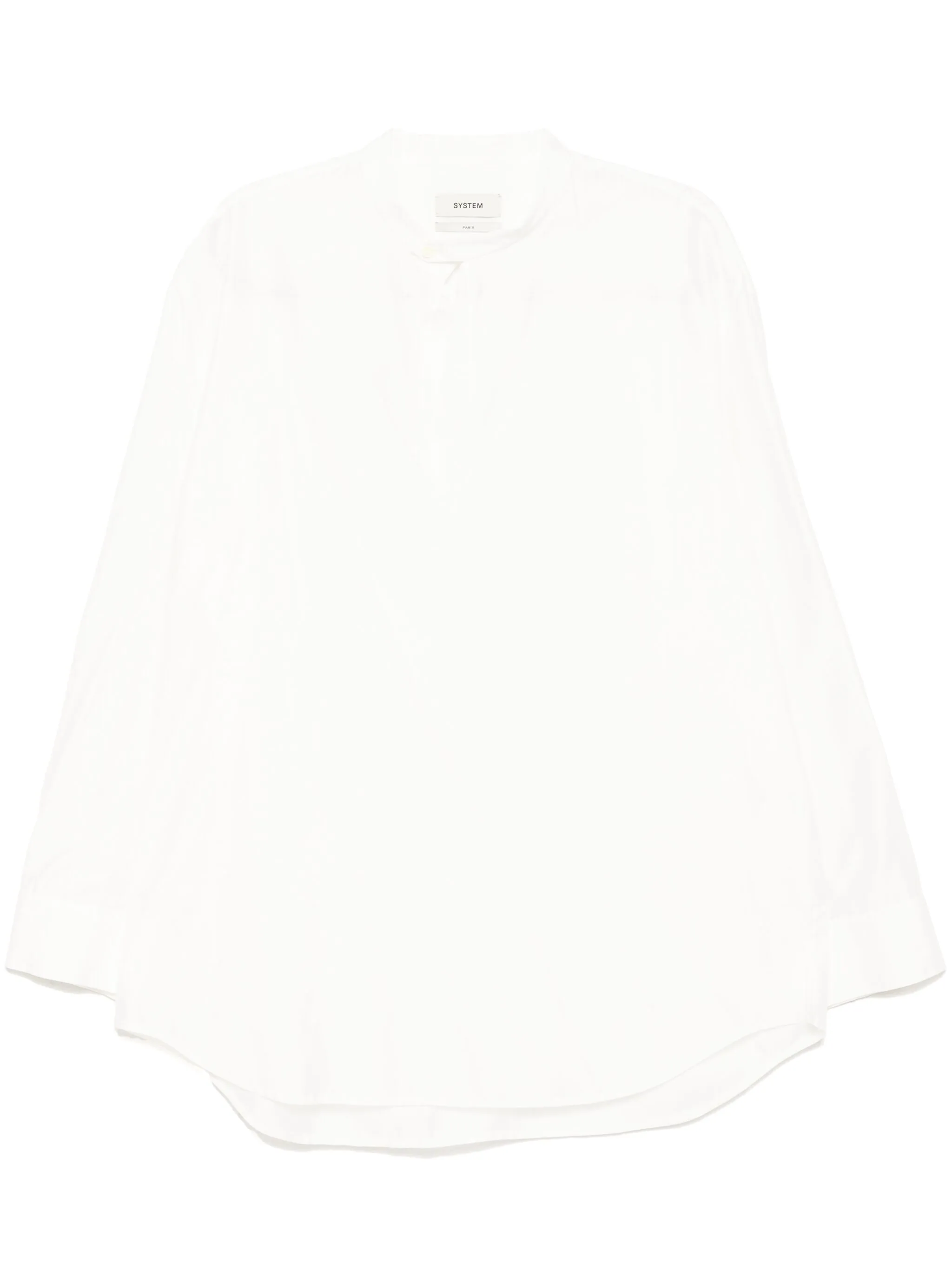 

Рубашка с карманом на молнии System, белый