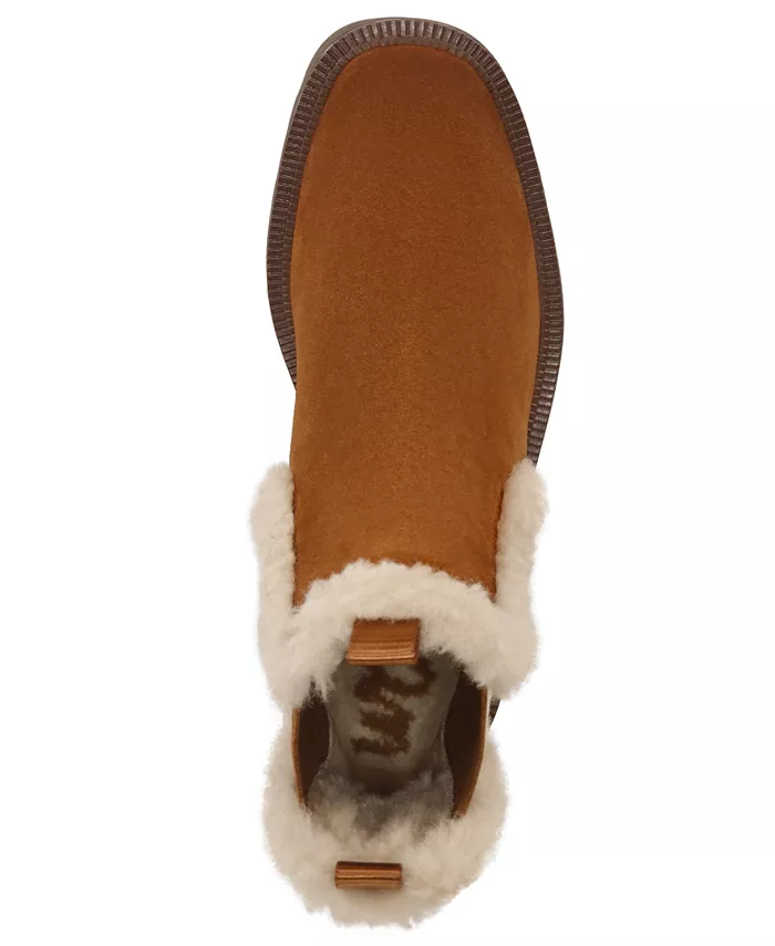 Женские уютные короткие сапоги Laguna на резинке Sam Edelman, коричневый — фото 3