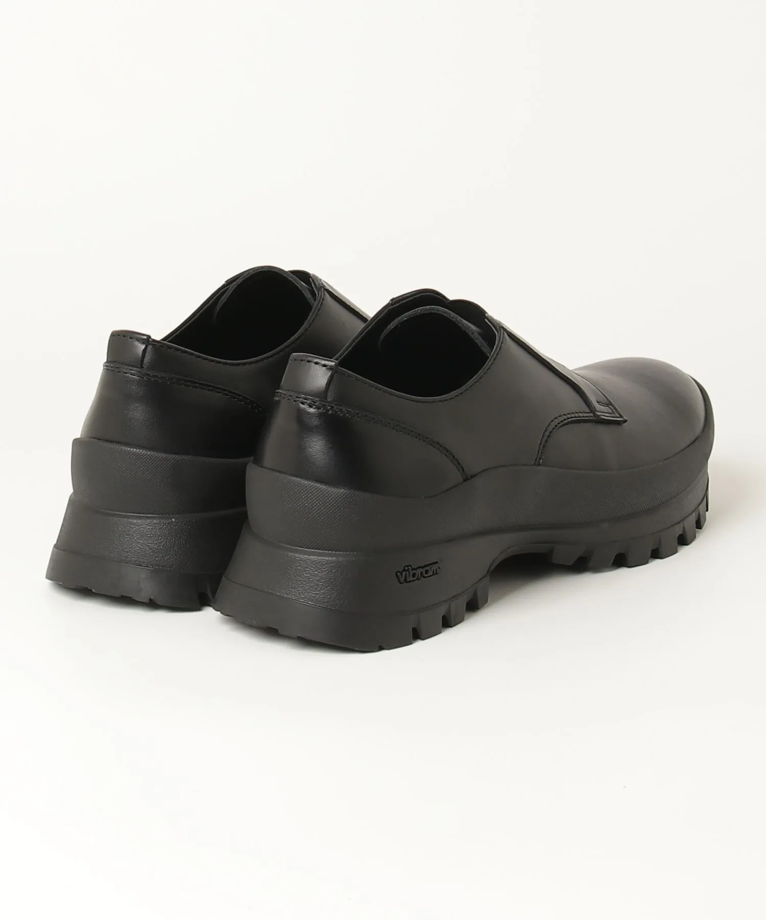 Мужские туфли PADRONE FRONT GORE с подошвой Vibram черные — фото 2
