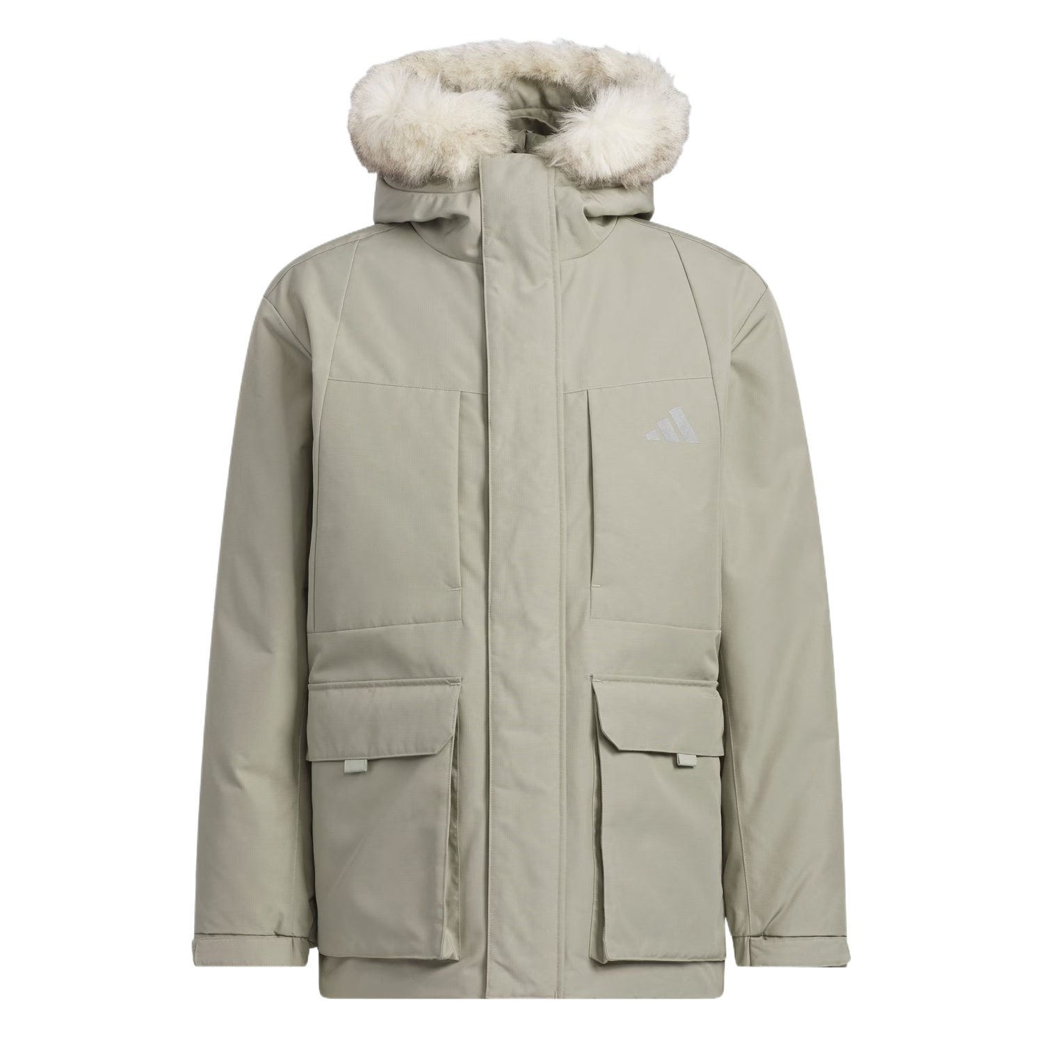 

Пуховики и куртки Unisex Adidas, серебристо-серый