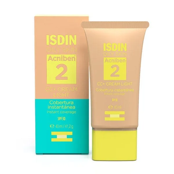 Маска для лица Isdin — CC+ Cream Acniben SPF30, Light