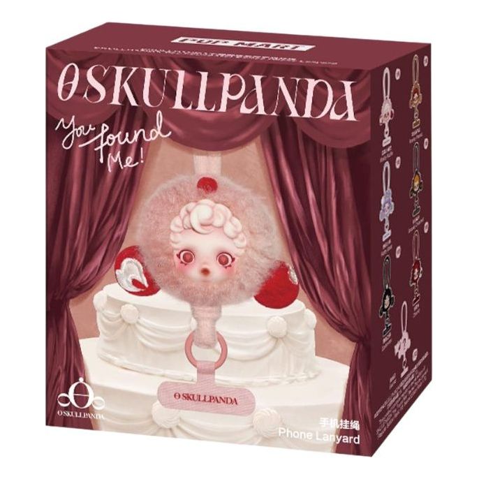 

Ремешок для мобильного телефона Pop Mart Skullpanda You Found Me в запечатанном футляре (1 непрозрачная коробка)
