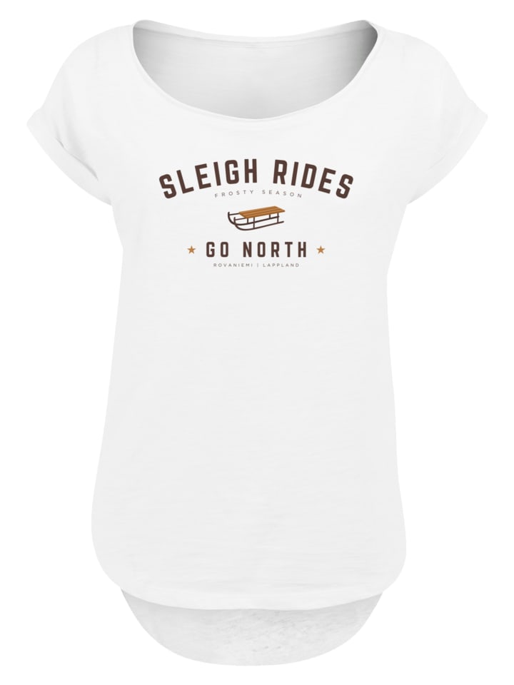 

Футболка удлиненная, санки, Рождество, белого цвета F4NT4STIC, Белый, Футболка удлиненная, санки, Рождество, белого цвета F4NT4STIC