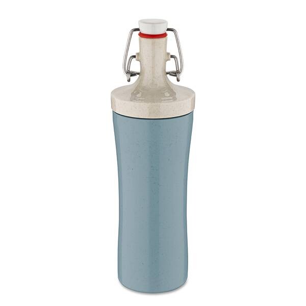 

Питьевая бутылка Koziol Plopp To Go, 7x25x7 см цвет nature flower blue