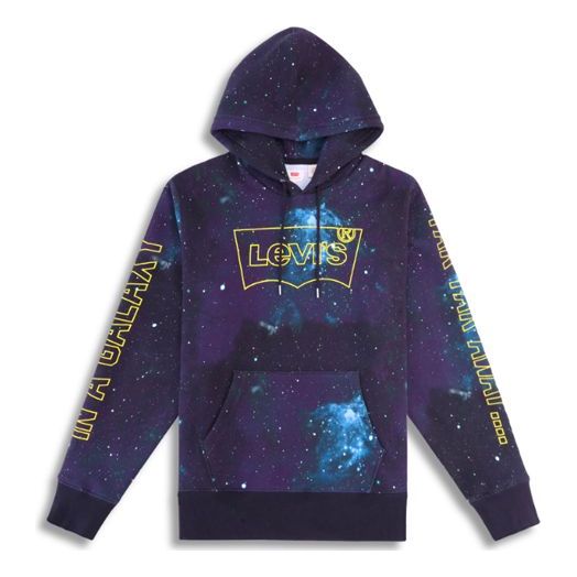 

Худи Men's Levis x STAR WARS Crossover Series Alphabet Purple, фиолетовый