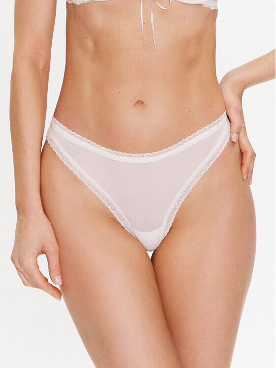 

Струнная танга Calvin Klein, экрю