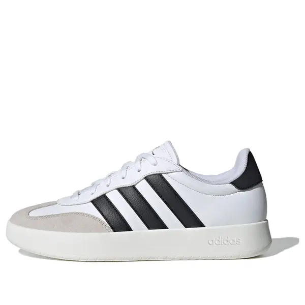 

Кроссовки barreda 'white black' Adidas, белый