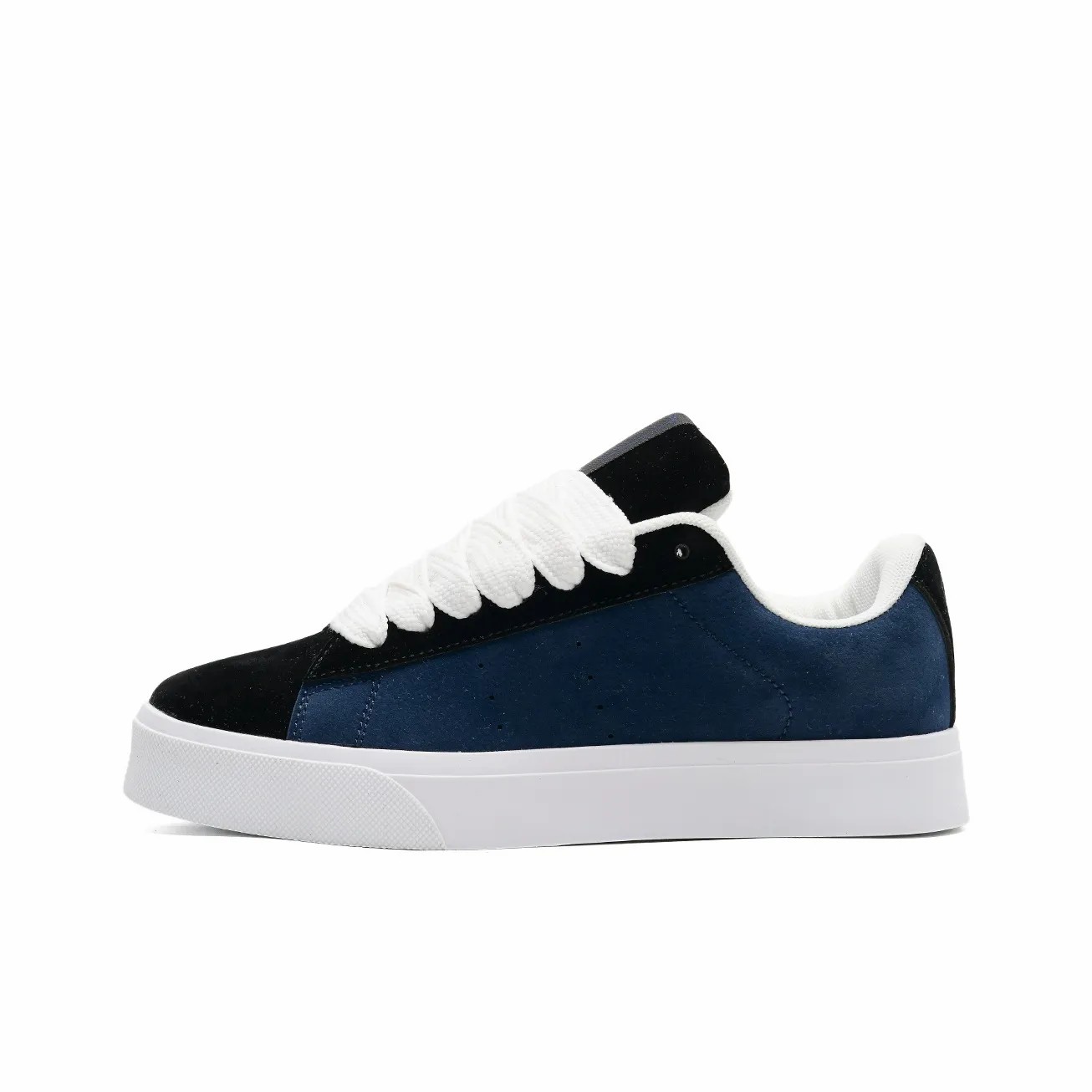 

T628 Низкие скейтбордские кроссовки унисекс темно-синие, цвет Navy Blue