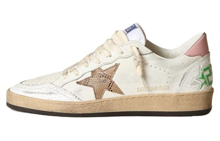 

Кроссовки женские Golden Goose Ball Star, белый / розовый