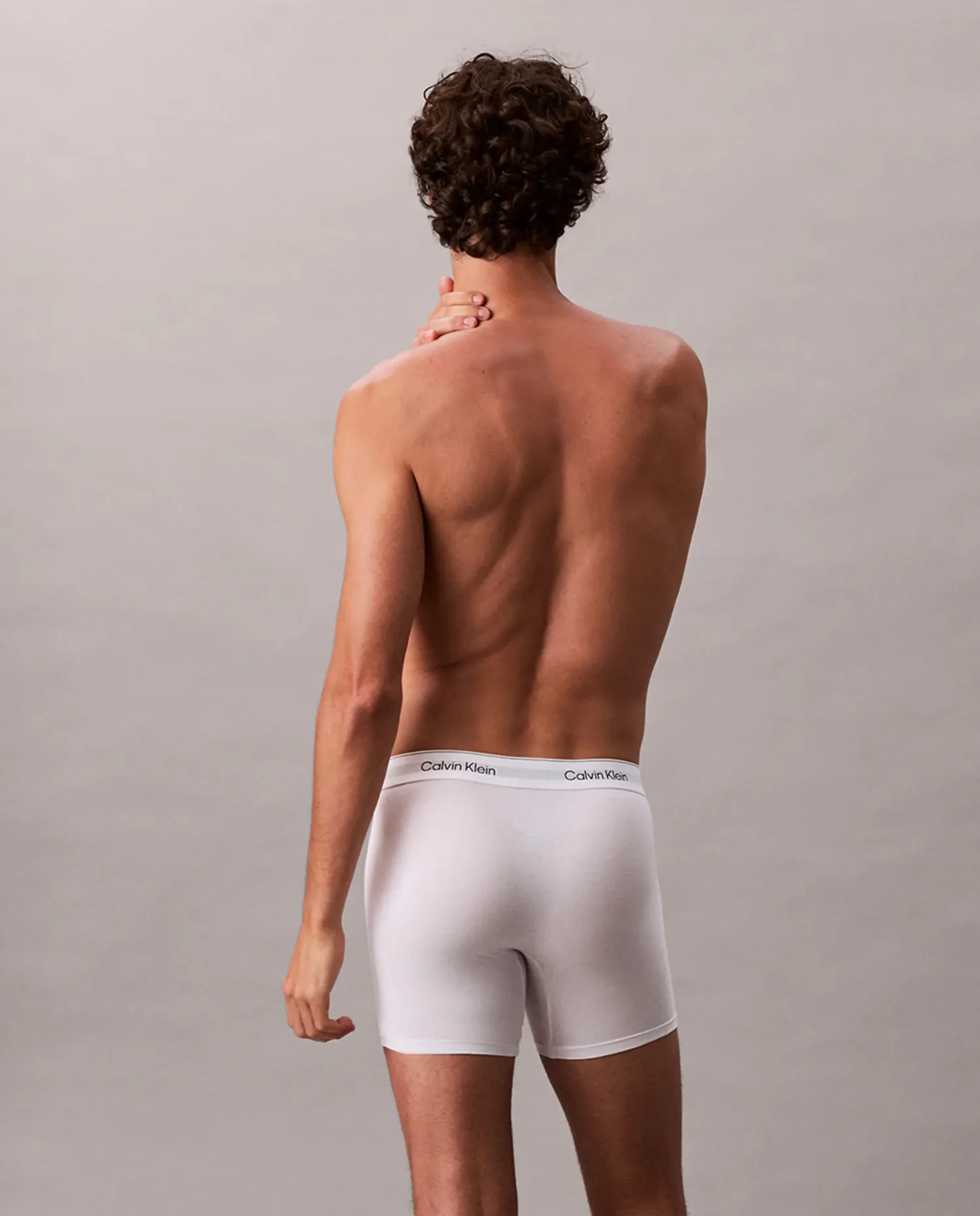 Набор из 5 длинных боксеров - Icon Cotton Stretch Calvin Klein, мультиколор — фото 3