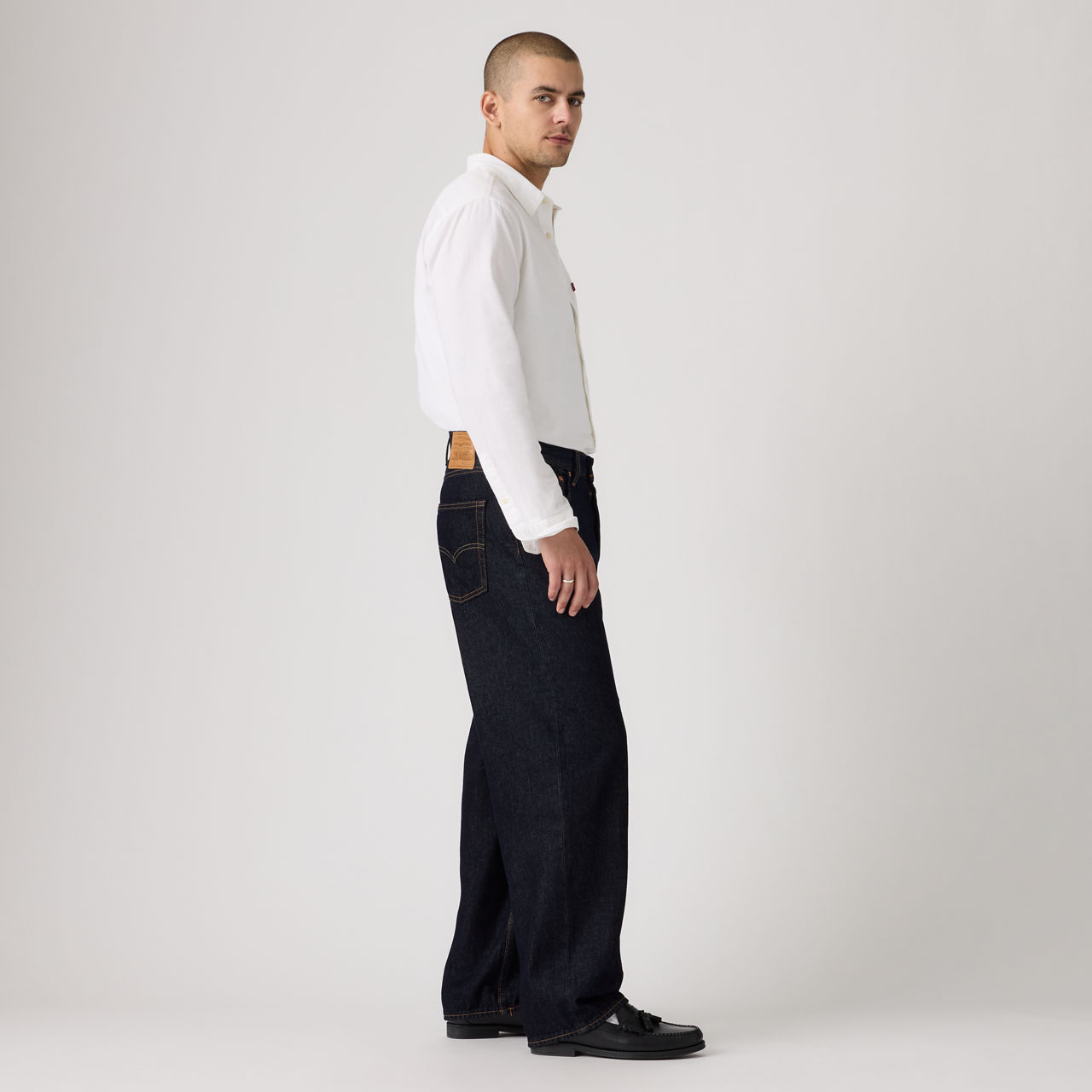 578 Мешковатые мужские джинсы Levi's, Good As New - Dark Wash — фото 4