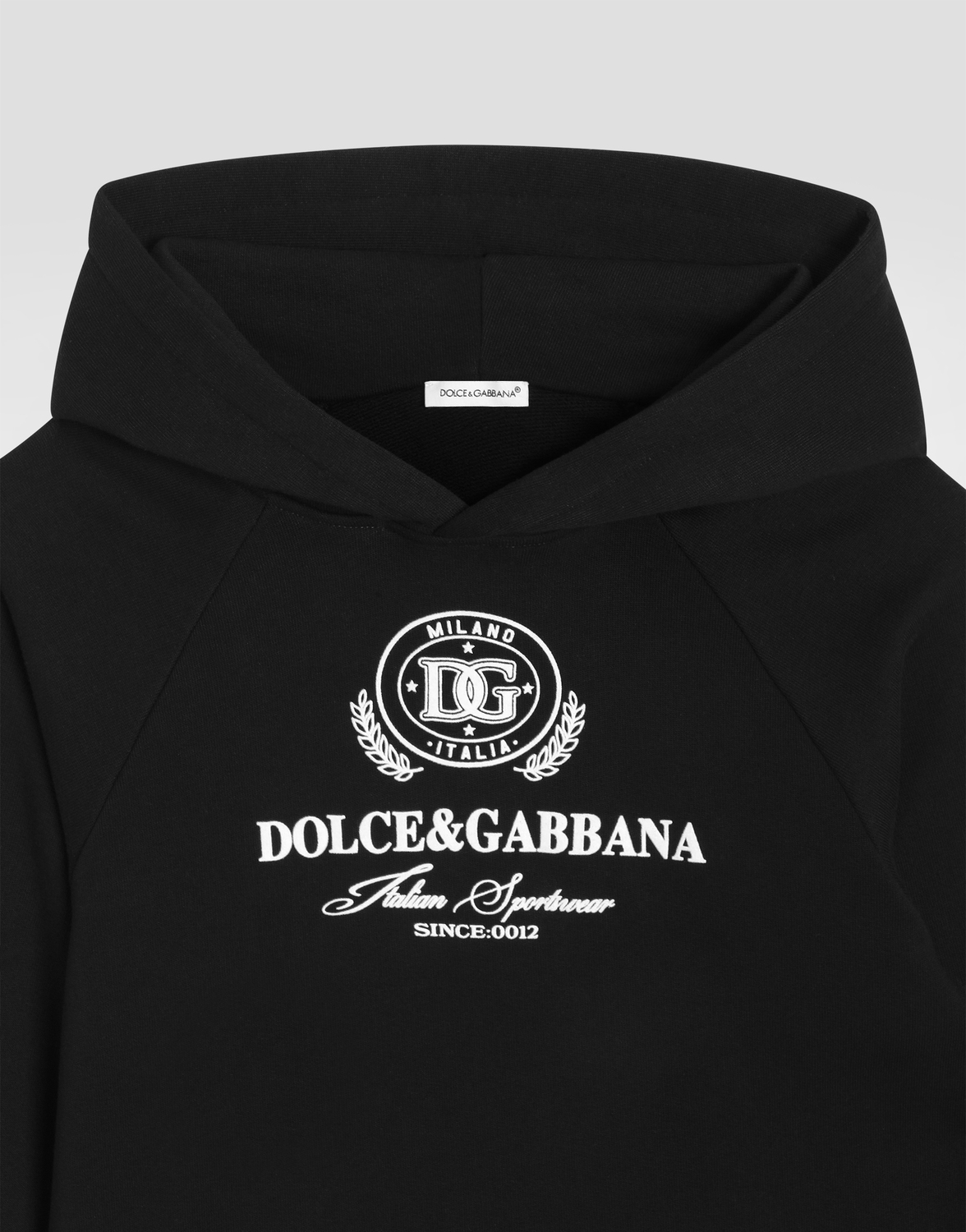 Худи из джерси с принтом DG DOLCE & GABBANA, черный — фото 3