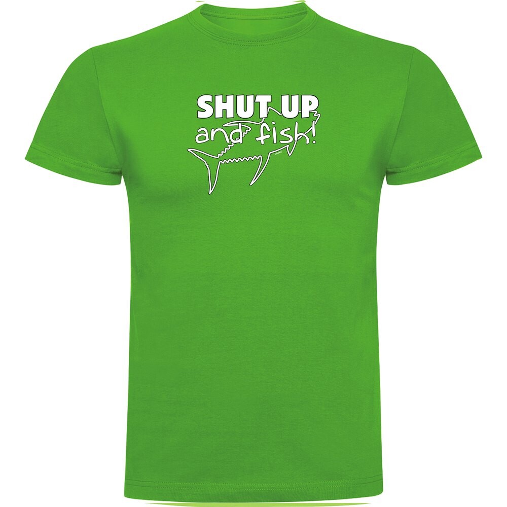 

Футболка Kruskis Shut Up And Fish, зеленый
