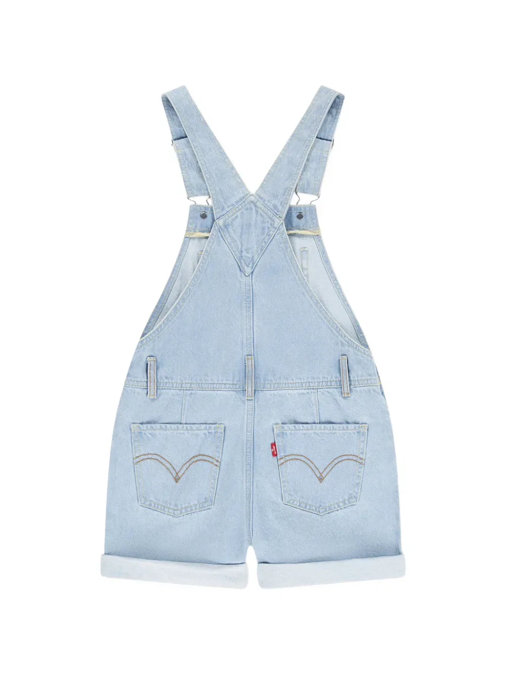 Джинсовый комбинезон с нагрудными карманами Levi'S Kids, синий — фото 2