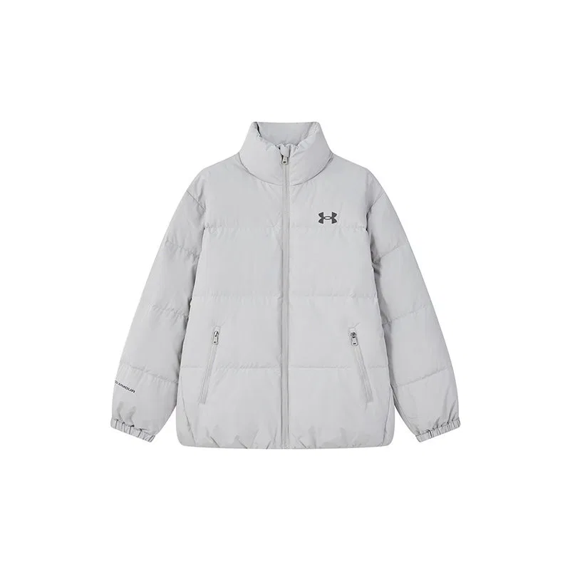 Детская пуховая куртка Under Armour Stand Collar серый