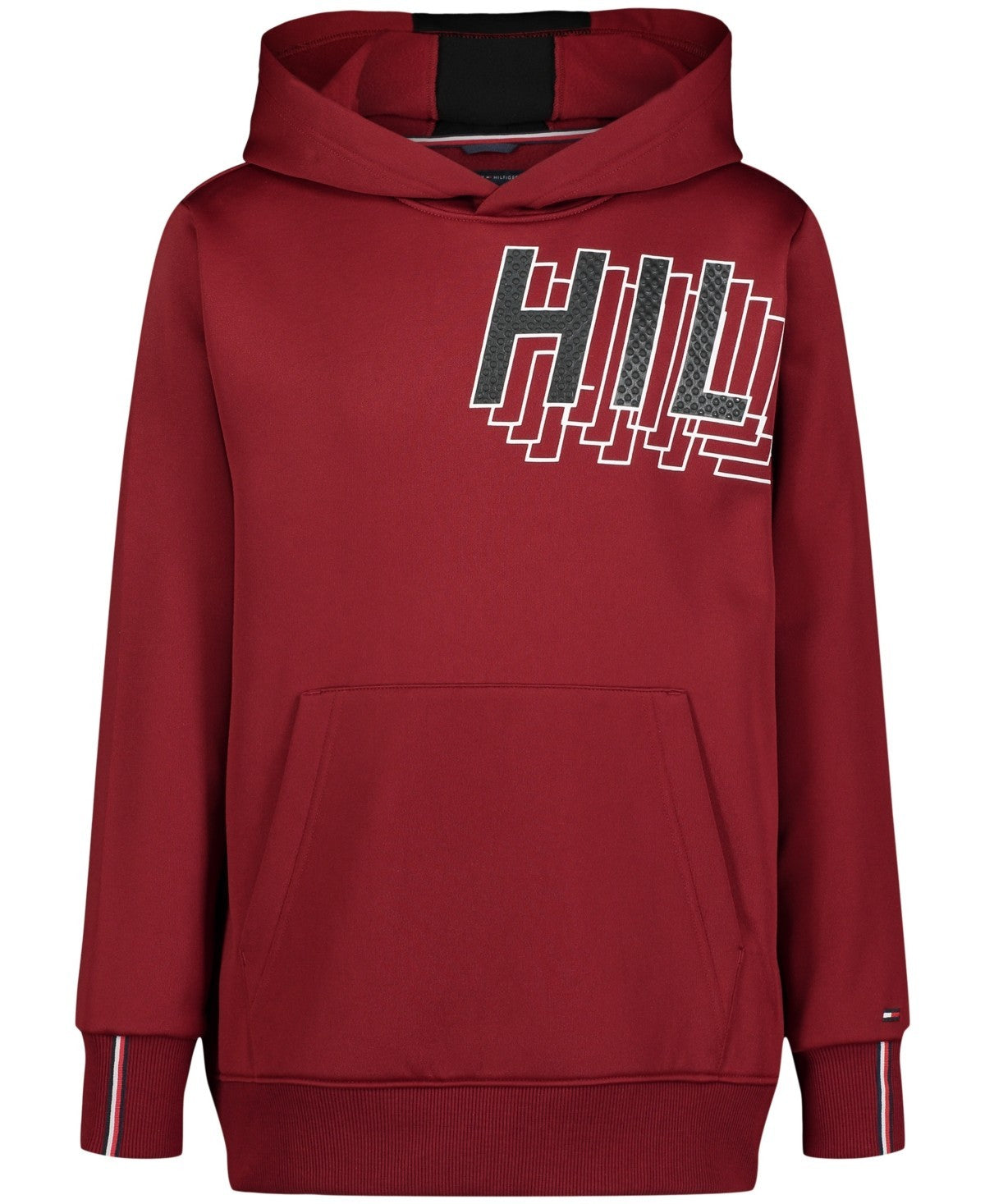 

Детская толстовка Tommy Hilfiger TSP Fast Break с длинными рукавами, красная, модель GBO174