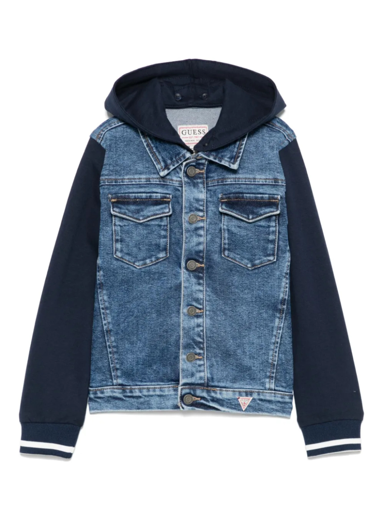 

Многослойная джинсовая куртка guess kids, синий